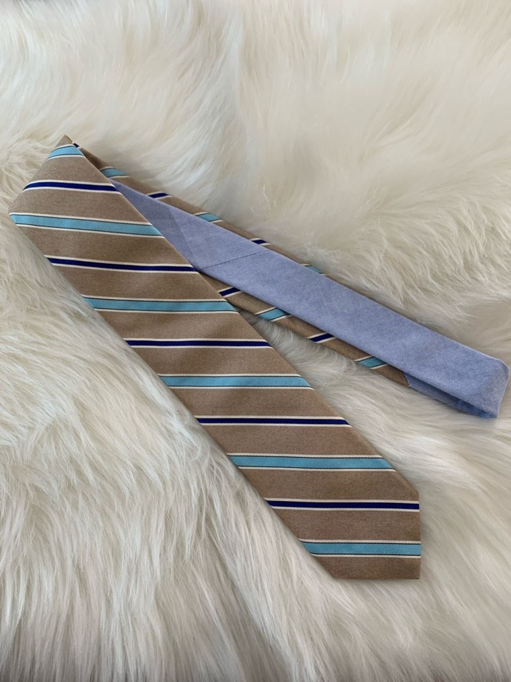 Samuelsohn Striped Silk Necktie
